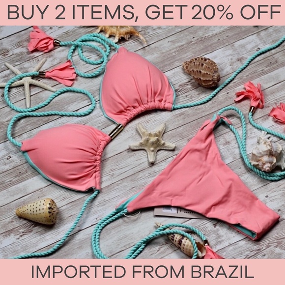 Double face bikini set - top & bottom - 2 piece - Picture 2 of 15